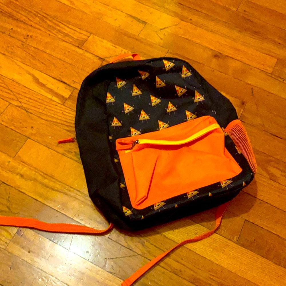 Book bag pizza backpack 🎒